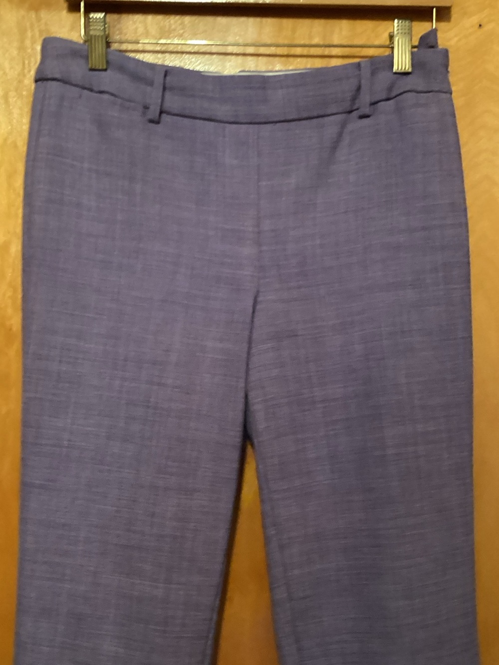 Talbots Lavender Straight-Leg Trousers